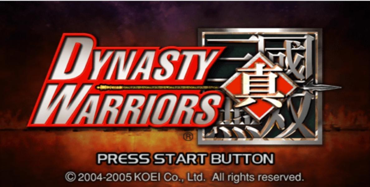 Dynasty Warriors Title Screen